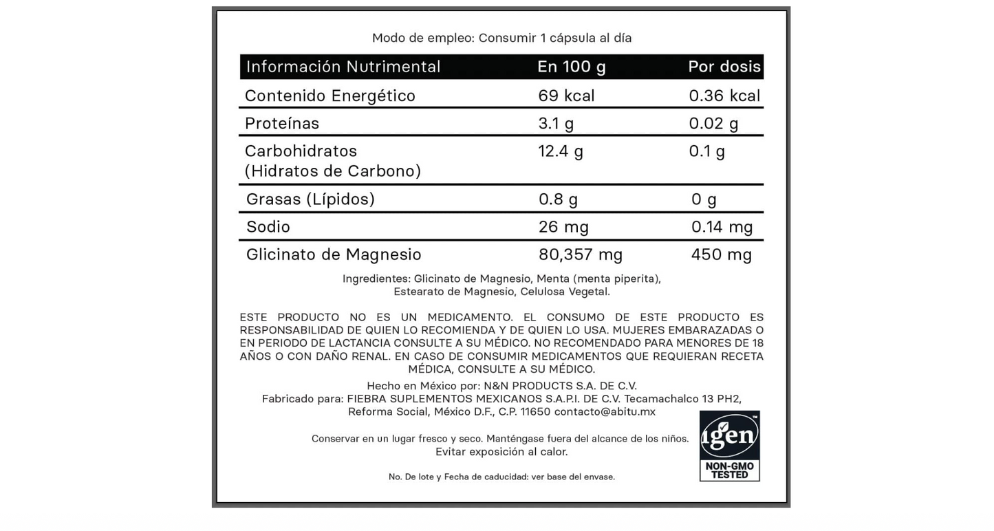 Magnesio Glicinato Abitü