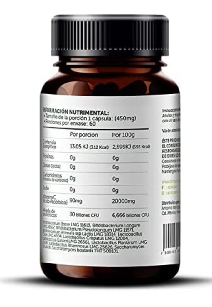 Probioticos Bioflora 30 billones