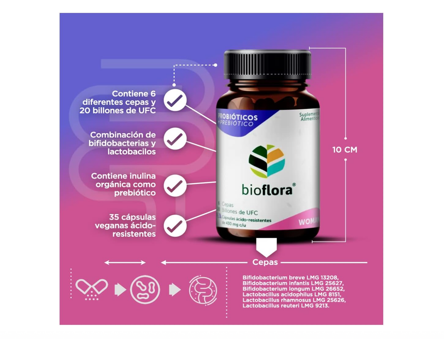 Probioticos Woman Bioflora
