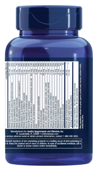 Multivitamin Prenatal Advantage Life Extension