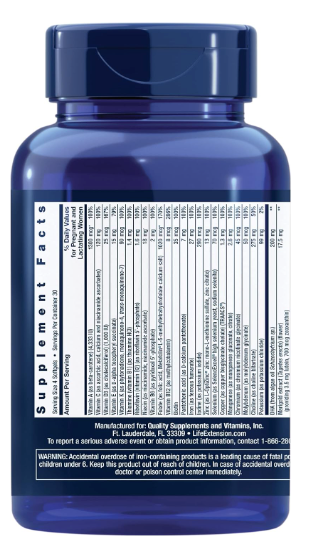 Multivitamin Prenatal Advantage Life Extension