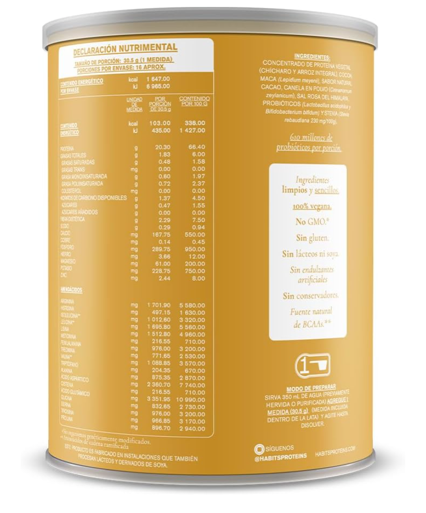 Proteina Habits Maca- Cacao