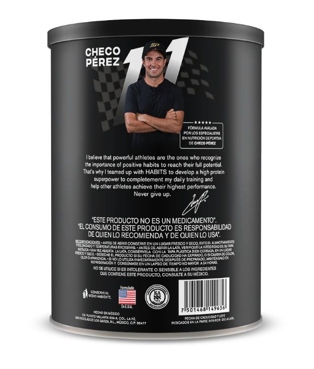 Proteina Habits High Performance by Sergio Perez Cacao