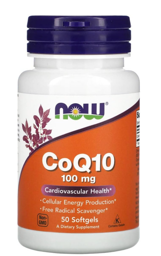 CoQ10 Ubiquinol 100 mg Now