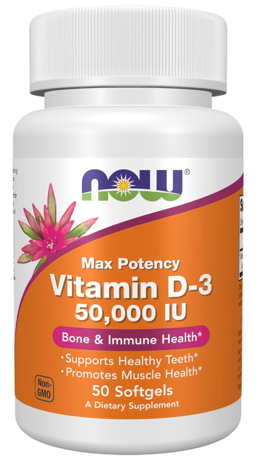 Vitamina D3 50,000 UI Now