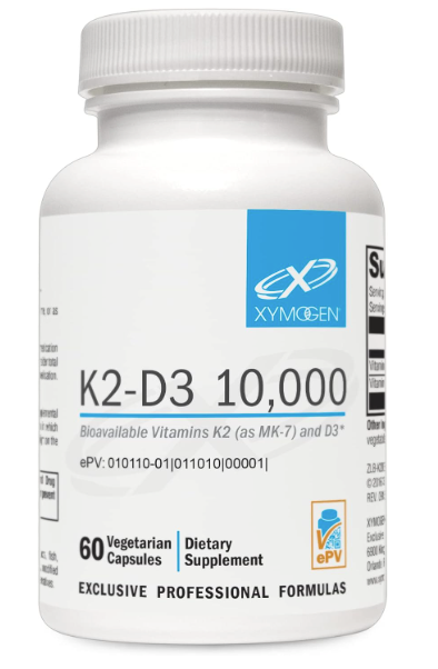 Vitamina D3 10,000 UI+K2 Xymogen