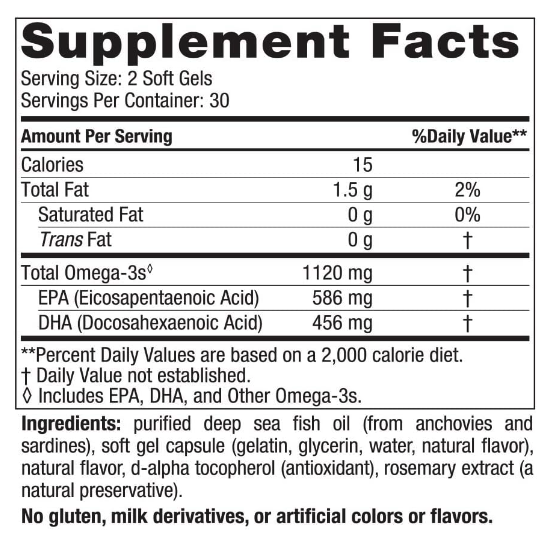 Omega 3 Ultimate Omega 2 x Nordic Naturals