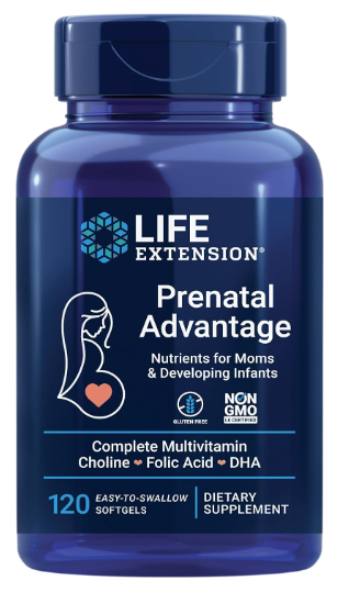 Multivitamin Prenatal Advantage Life Extension