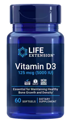 Vitamina D3 5,000 UI Life Extension