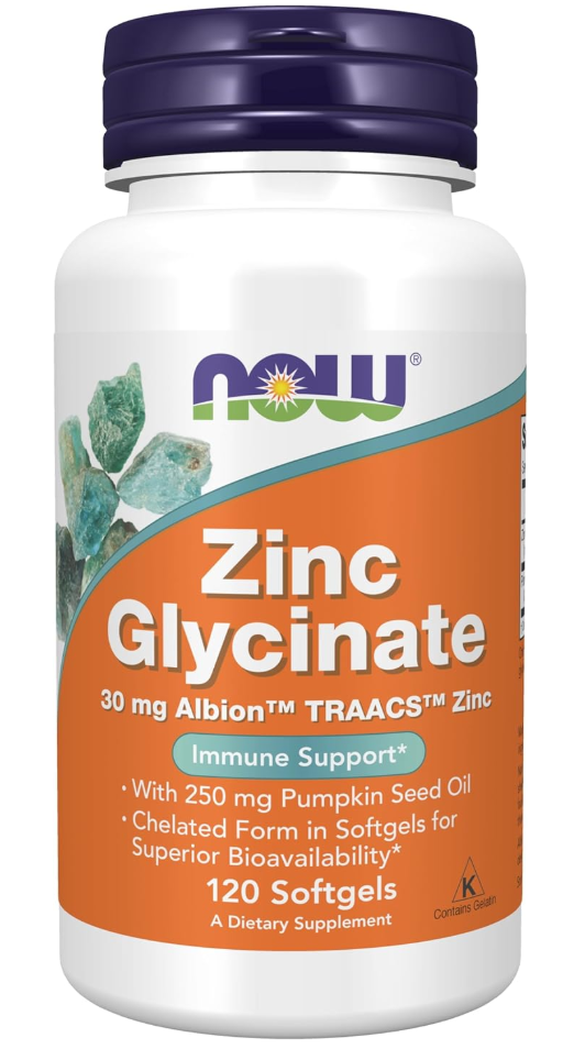 Zinc glicinato Now