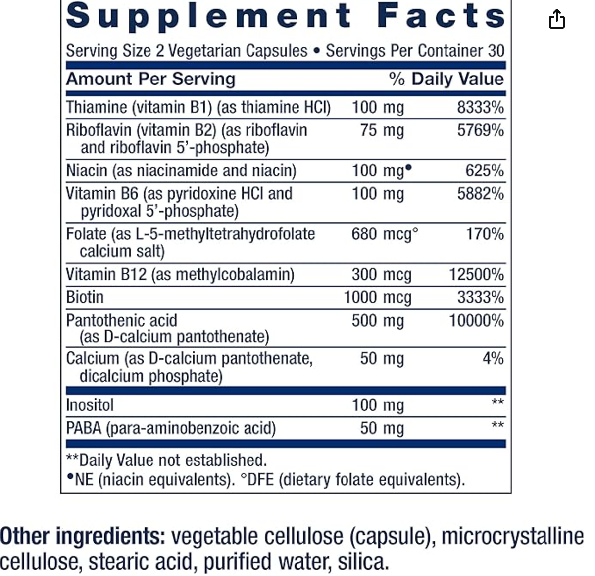 Complejo B Life Extension