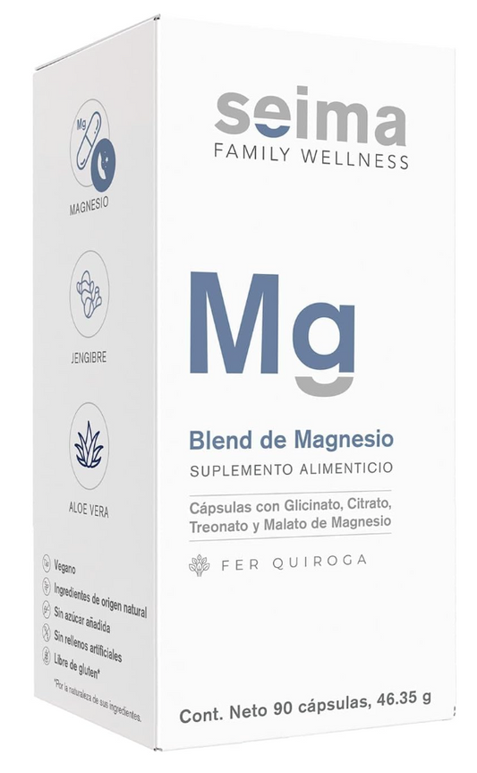 Magnesio SEIMA (glicinato, citrato, treonato y malato)