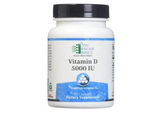 Vitamina D3 (5,000 UI) Orthomolecular